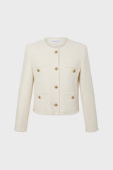 Jacket Dav38a063 Ecru