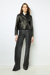 Leather Garment Day09a008 Black