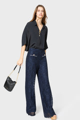 Trouser Dbp43b124 Navy