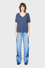 T-shirt Dbt02b248 Indigo