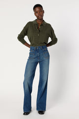 Pullover/vest Emeline Dcu04c222 Khaki-Green