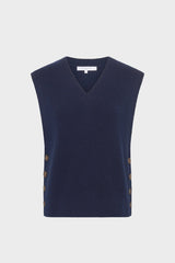 Pullover/vest Evita Dcu06c231 Navy
