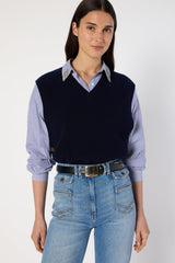 Pullover/vest Evita Dcu06c231 Navy