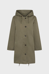 Trench Coat Dde12d005 Khaki-Green