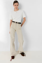 T-shirt Ddt02d247 Ecru