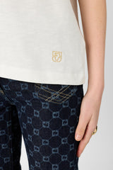 T-shirt Ddt11d251 White