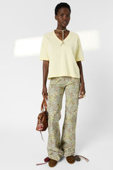 T-shirt Ddt11d251 Yellow