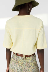 T-shirt Ddt11d251 Yellow