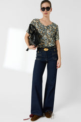 T-shirt Ddt31d269 Blue