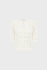 Pullover/vest Ddu09d216 Ecru