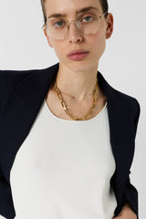 Pullover/vest Ddu25d233 White