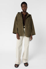 Leather Garment Ddy13d001 Khaki-Green