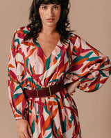 利马绿色连衣裙