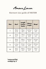 Hector 经典白色亚麻衬衫