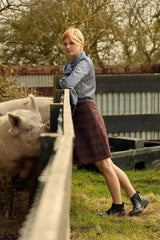 Heidi Blouse (Pink & Blue)