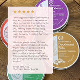 Unscented Vegan Deodorant Balm by Greentanica