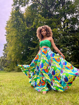 Lekki Love Bandeau Top - Green