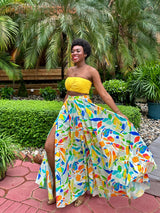 Lekki Love Bandeau Top - Yellow