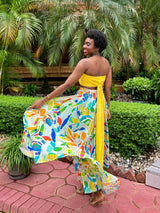 Lekki Love Bandeau Top - Yellow