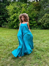 Labadi Breeze Flared Maxi Dress - Yellow