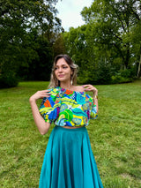 Gazi Glory Crop Top - Floral