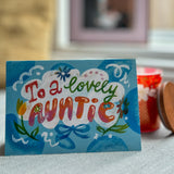 GREETING CARD: Lovely Auntie