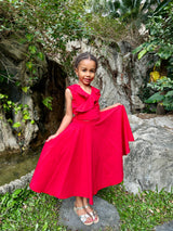 Ravine Cove Wrap Top - Red