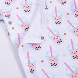 newborn side snap buttons style