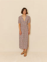 Bow Shaped Neck Dres Ad203 Violeta