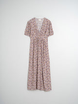 Bow Shaped Neck Dres Ad203 Violeta