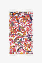 Scarf Fouta 100 Cerise White Fo17cer00 White-Blanc