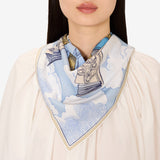 Scarf Ca21edi04 Blue