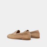 Mocassins Aca Bis Velours Beige