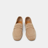 Mocassins Aca Bis Velours Beige