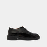 Derbies/richelieus Amarante Cuir Glace Noir