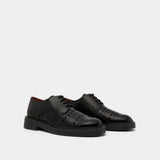 Derbies/richelieus Amarante Cuir Glace Noir
