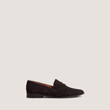 Mocassins Amida Velours Marron-Fonce