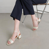 Sandales Anker Bis Vernis Ecru