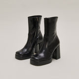 Boots Ben Cuir Vieilli Noir