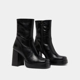 Boots Ben Cuir Vieilli Noir