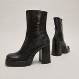 Boots Ben Cuir Vieilli Noir