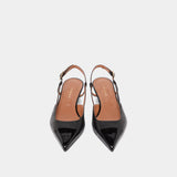 Escarpins Dakara Vernis/cuir Noir-noir