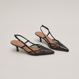 Escarpins Damoiseau Cuir Bri/r Noir-noir