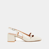 Salomes/babies Dario Vernis Plisse Ecru