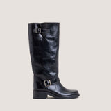 Bottes Darjorie Cuir Noir