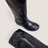 Bottes Darjorie Cuir Noir