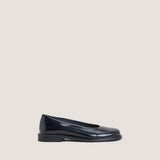 Ballerines Daurelia Cuir Glace Noir