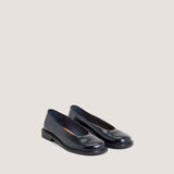 Ballerines Daurelia Cuir Glace Noir