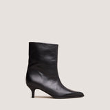 Boots Delanie Cuir Souple Noir
