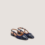 Ballerines Dhapou Vernis/velour Marine-marine